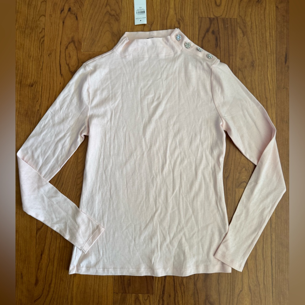 New! Blush Pink Long Sleeve  Top size XS